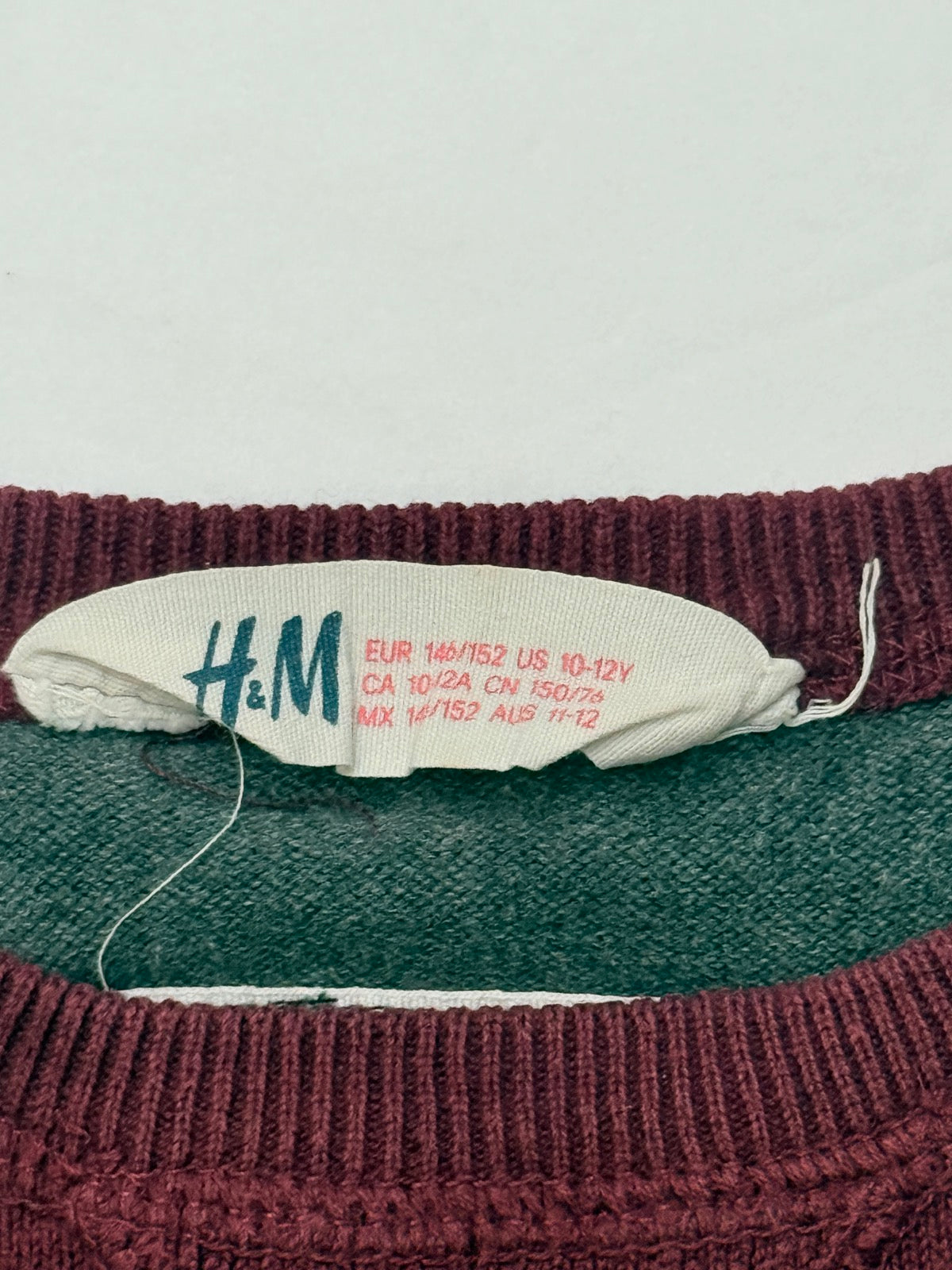 H&M Striped Crewneck Sweater Size 10-12