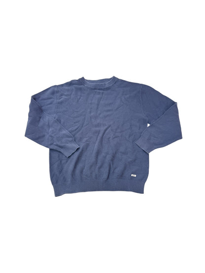Zara Blue Knit Crewneck Sweater Size 10