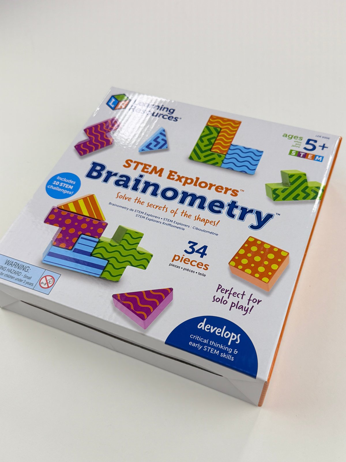 New Learning Resources STEM Explorers Brainometry Puzzle Set