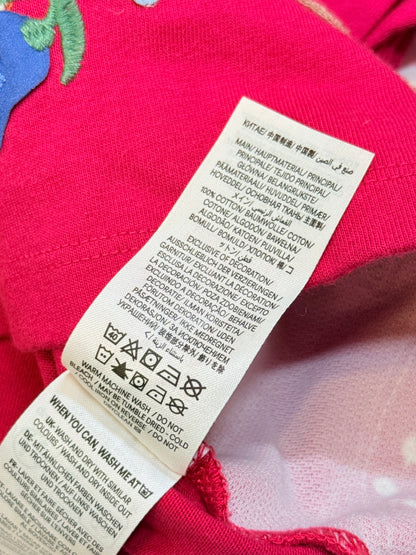 Mini Boden Deer Appliqué Pink Top 5-6Y