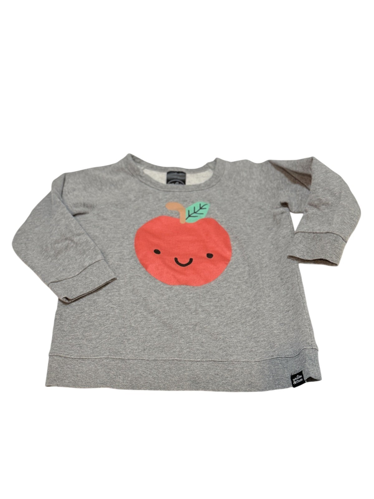 Whistle & Flute Apple Sweatshirt 7-8y