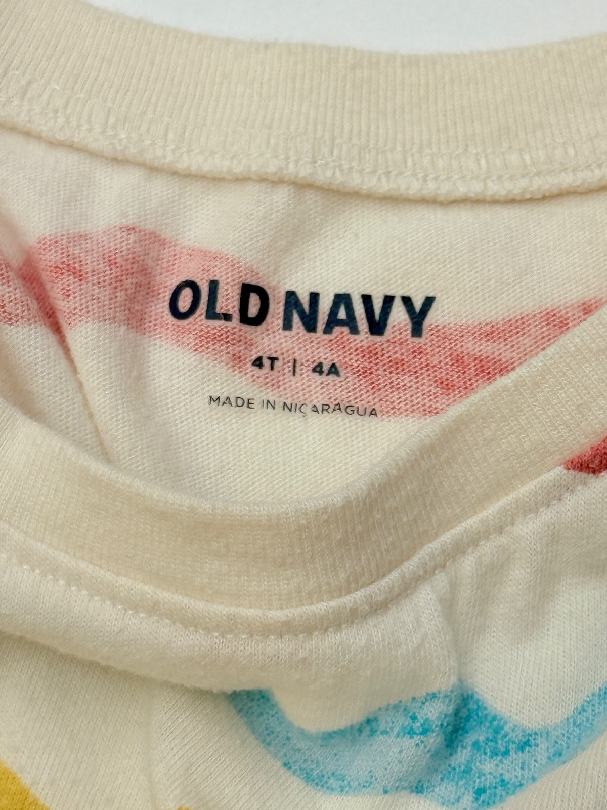 Old Navy Wavy Striped Tank 4T