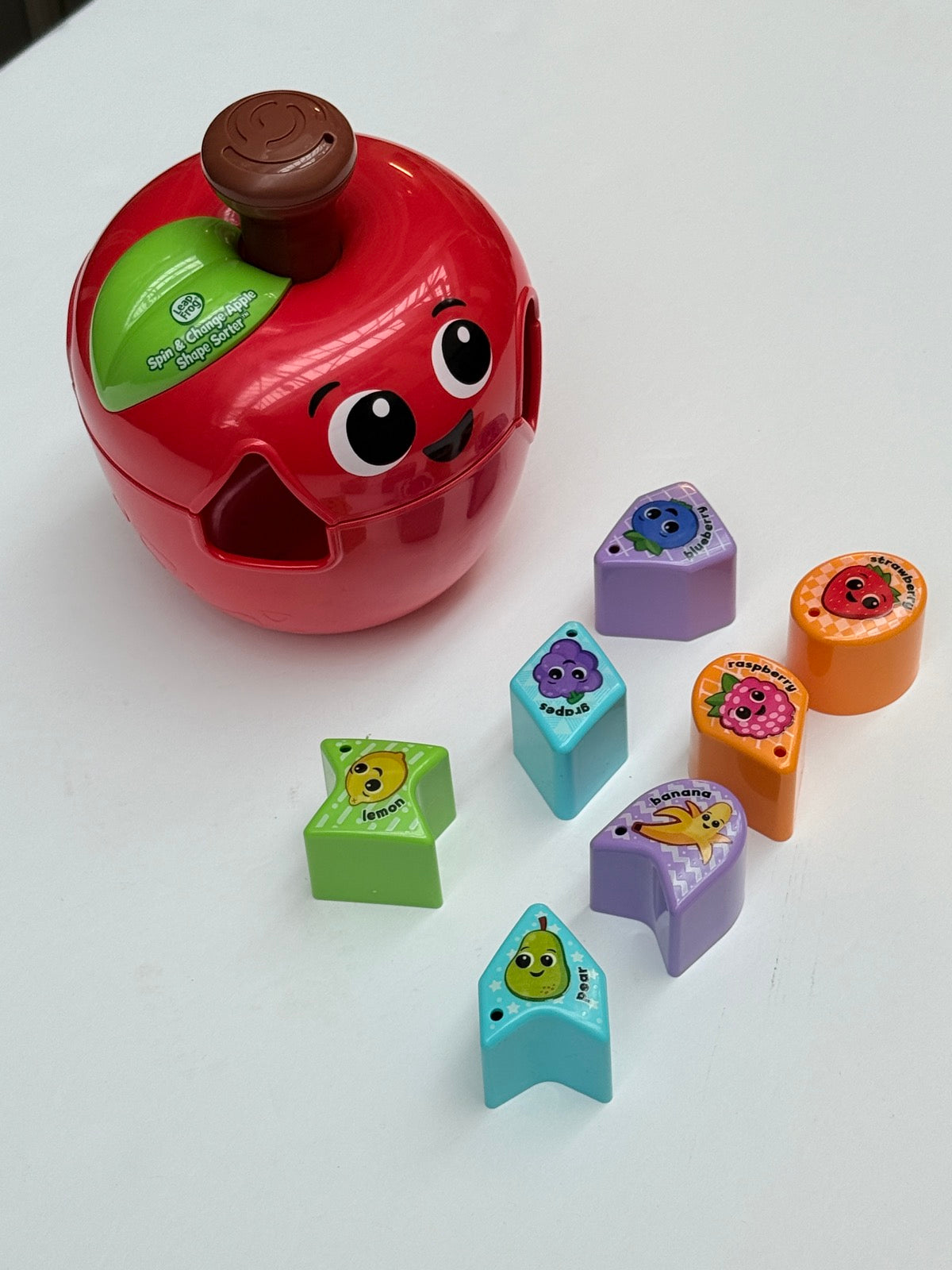 LeapFrog Spin & Change Apple Shape Sorter