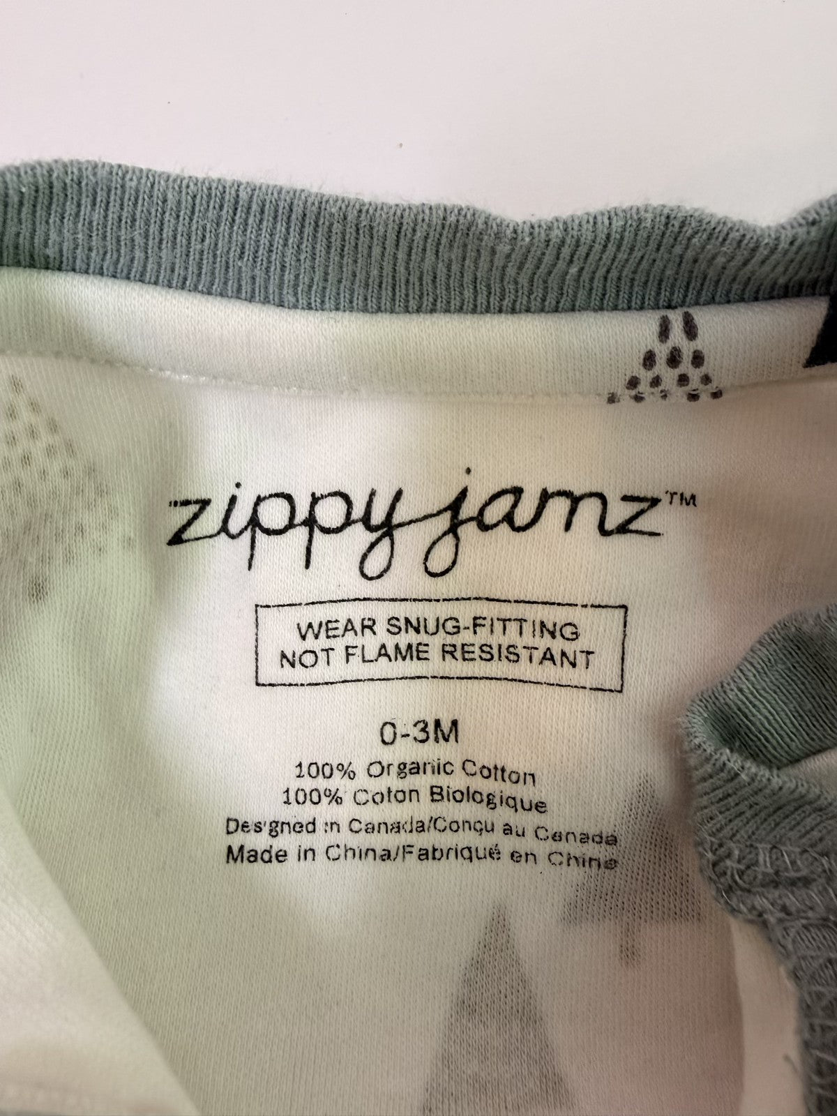 Zippy Jamz Forest Trees Footed Sleeper 0-3M