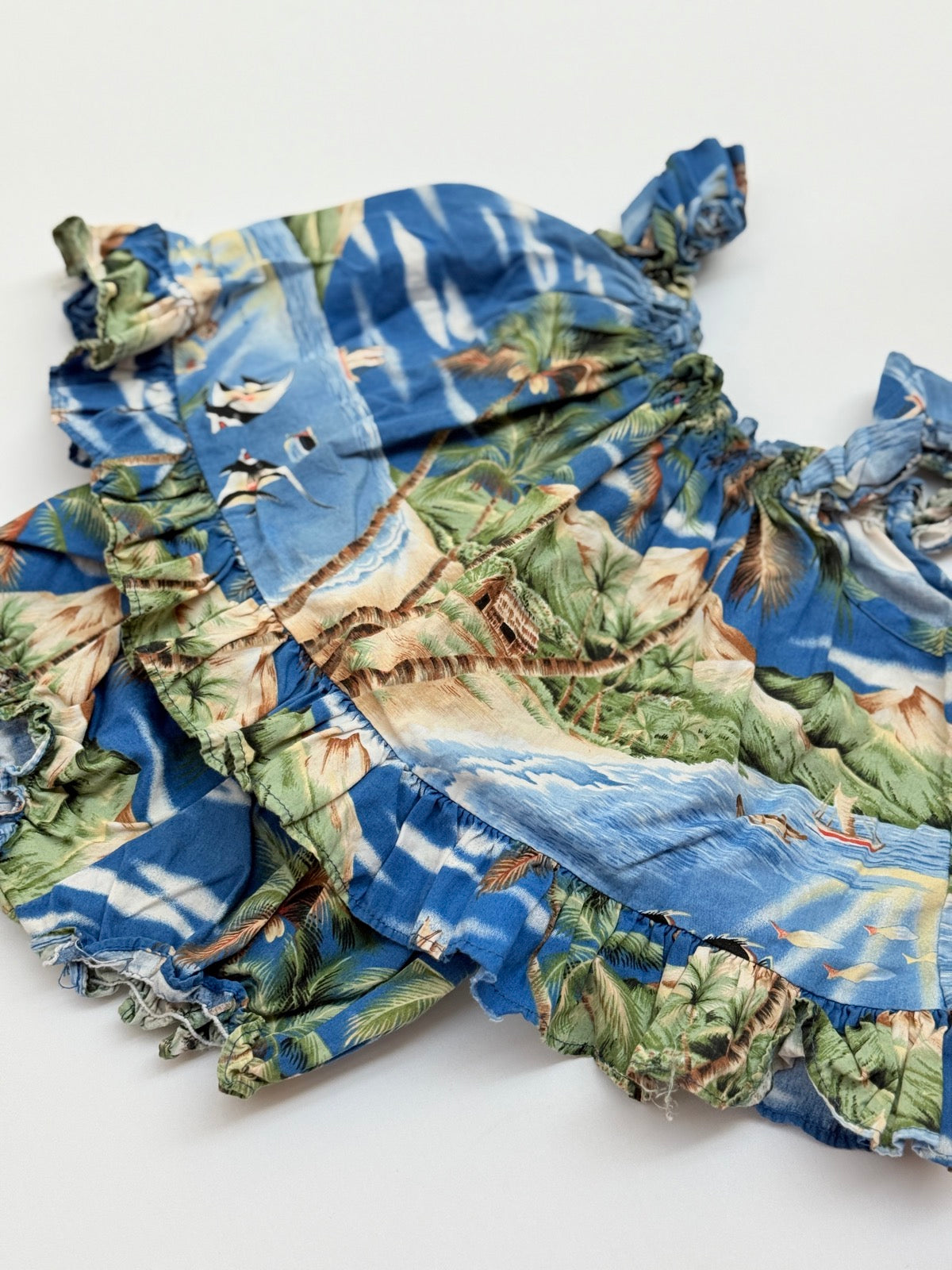 Kole Kole Hawaiian Tropical Romper 1-2Y