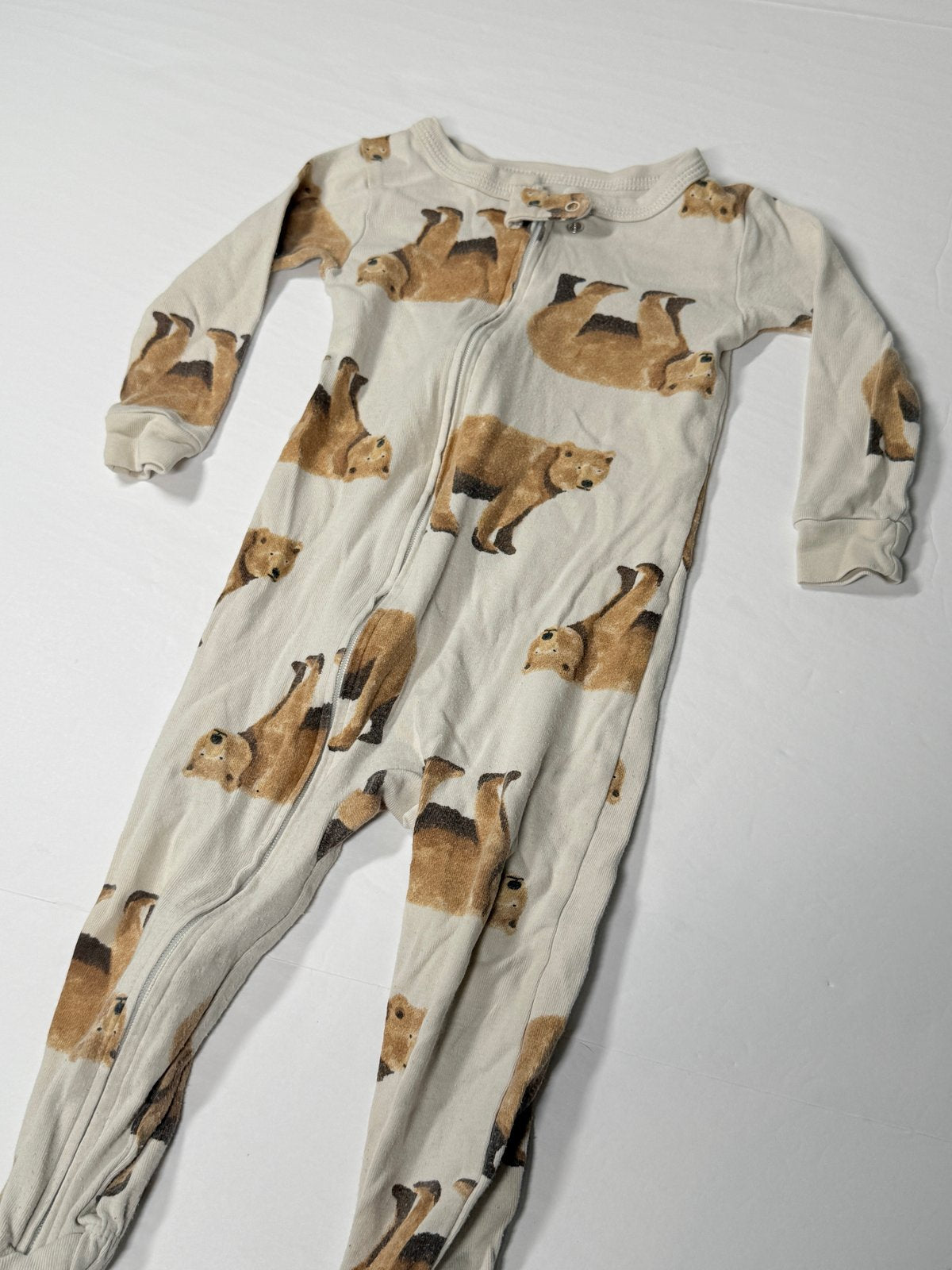 Carter's Bear Print Zip-Up Sleeper 18M