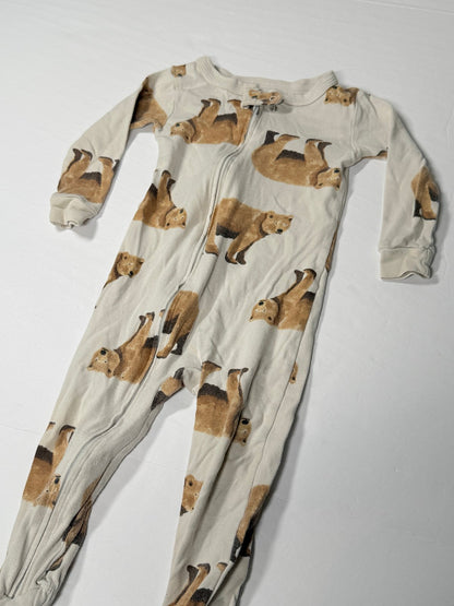 Carter's Bear Print Zip-Up Sleeper 18M