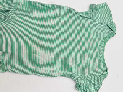 Carter's Green Striped Bodysuit 24 Months