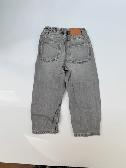 Zara Gray Relaxed Jeans Size 4