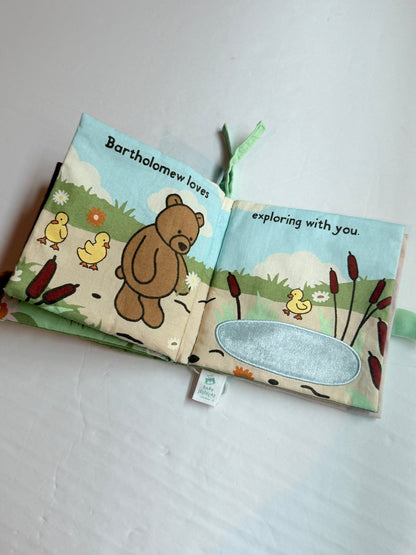 Jellycat Bartholomew Bear Loves You! Soft Book