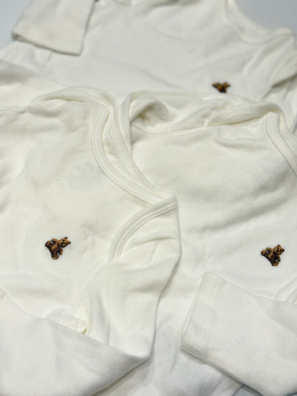 Baby Gap White Bodysuit 3-Pack 3-6M