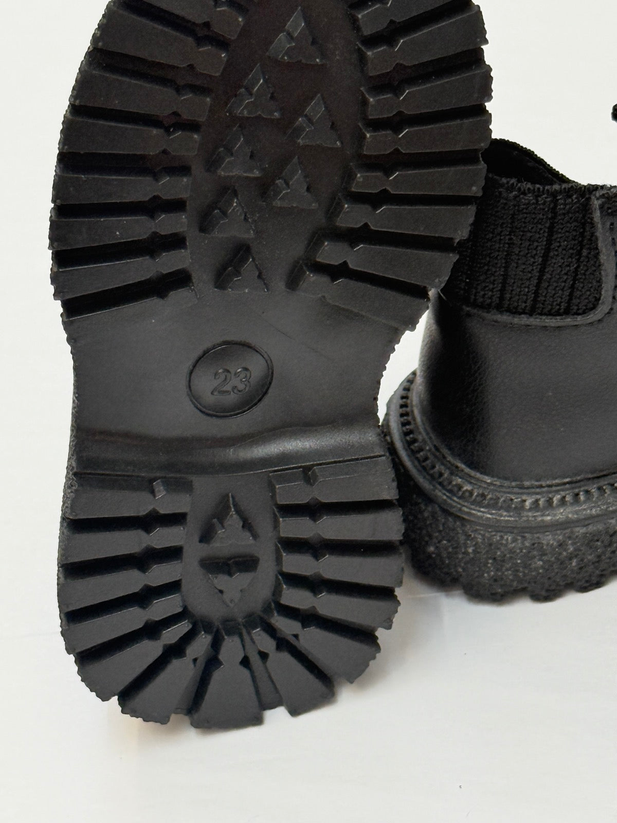 Black Chelsea Boots Toddler Size US7