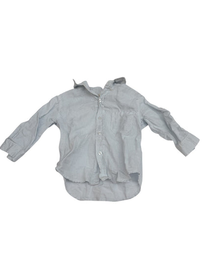 Seed Heritage Linen Long Sleeve Shirt 1-2Y