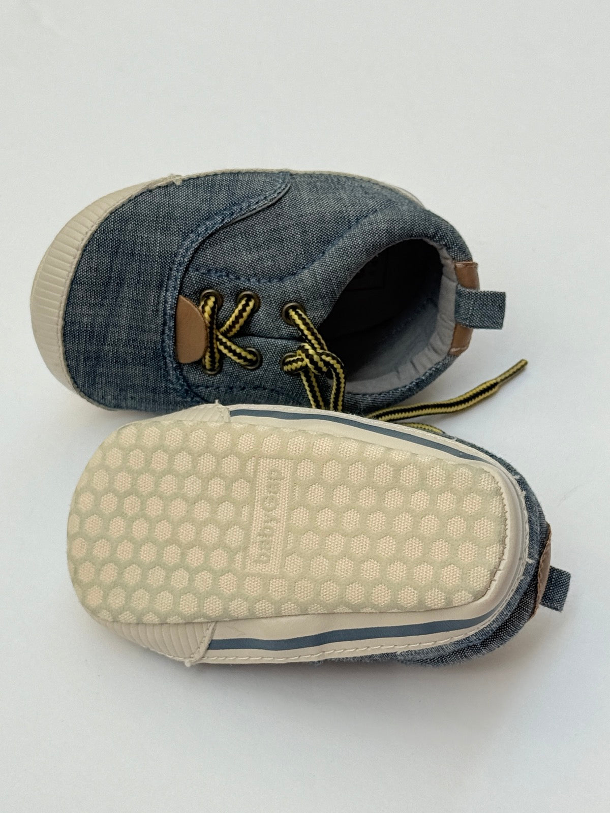 Baby Gap Chambray Sneaker Crib Shoe 6-12m