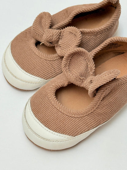 Old Navy Corduroy Bow Sneakers 12-24M
