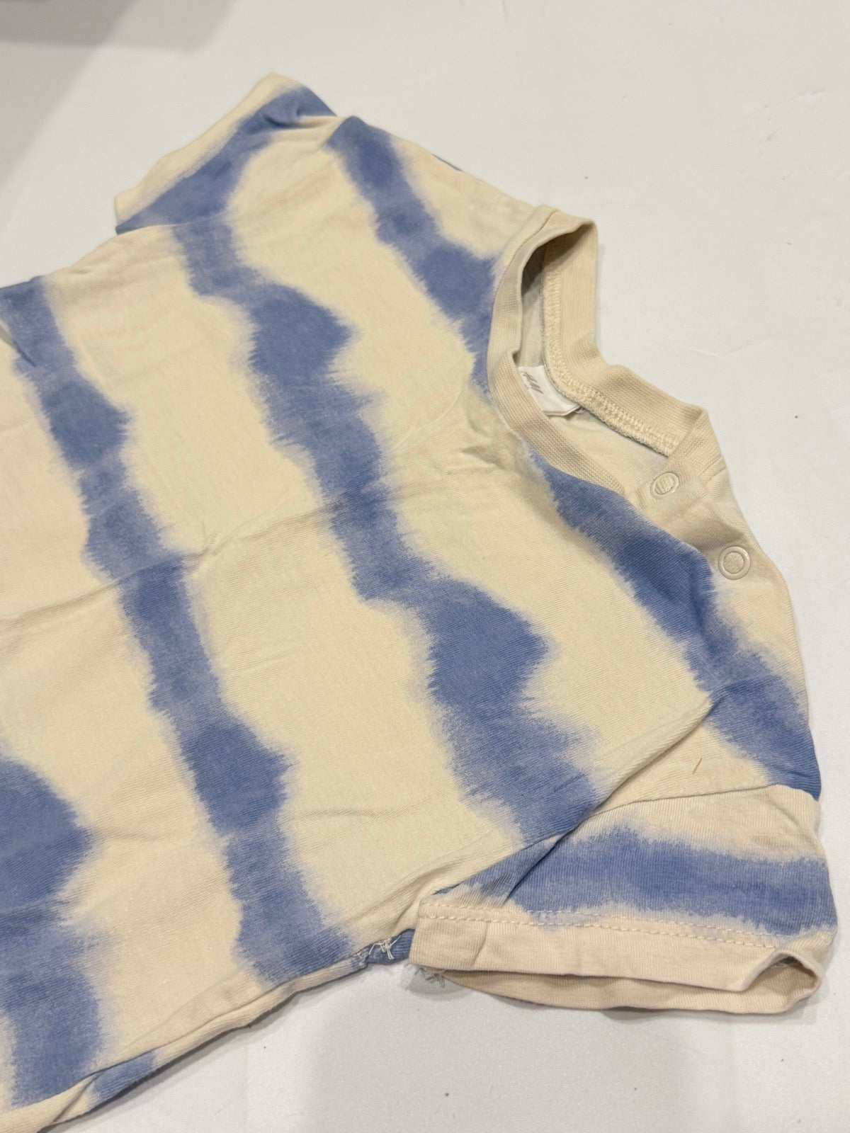 H&M Tie-Dye Stripe T-Shirt 9-12M