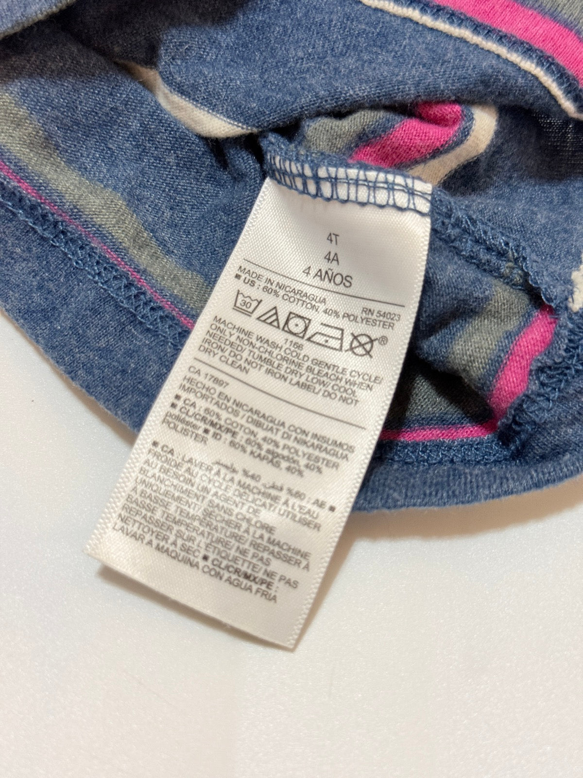 Old Navy Striped Long Sleeve Tee 4T