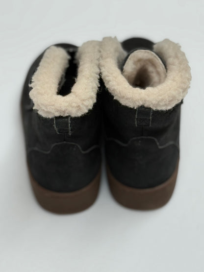 Donsje - Black Suede Shearling Winter Boots US13