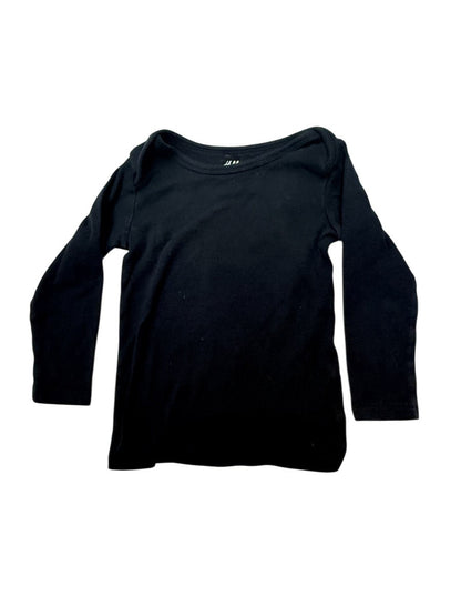H&M Black Organic Cotton Top 12-18M