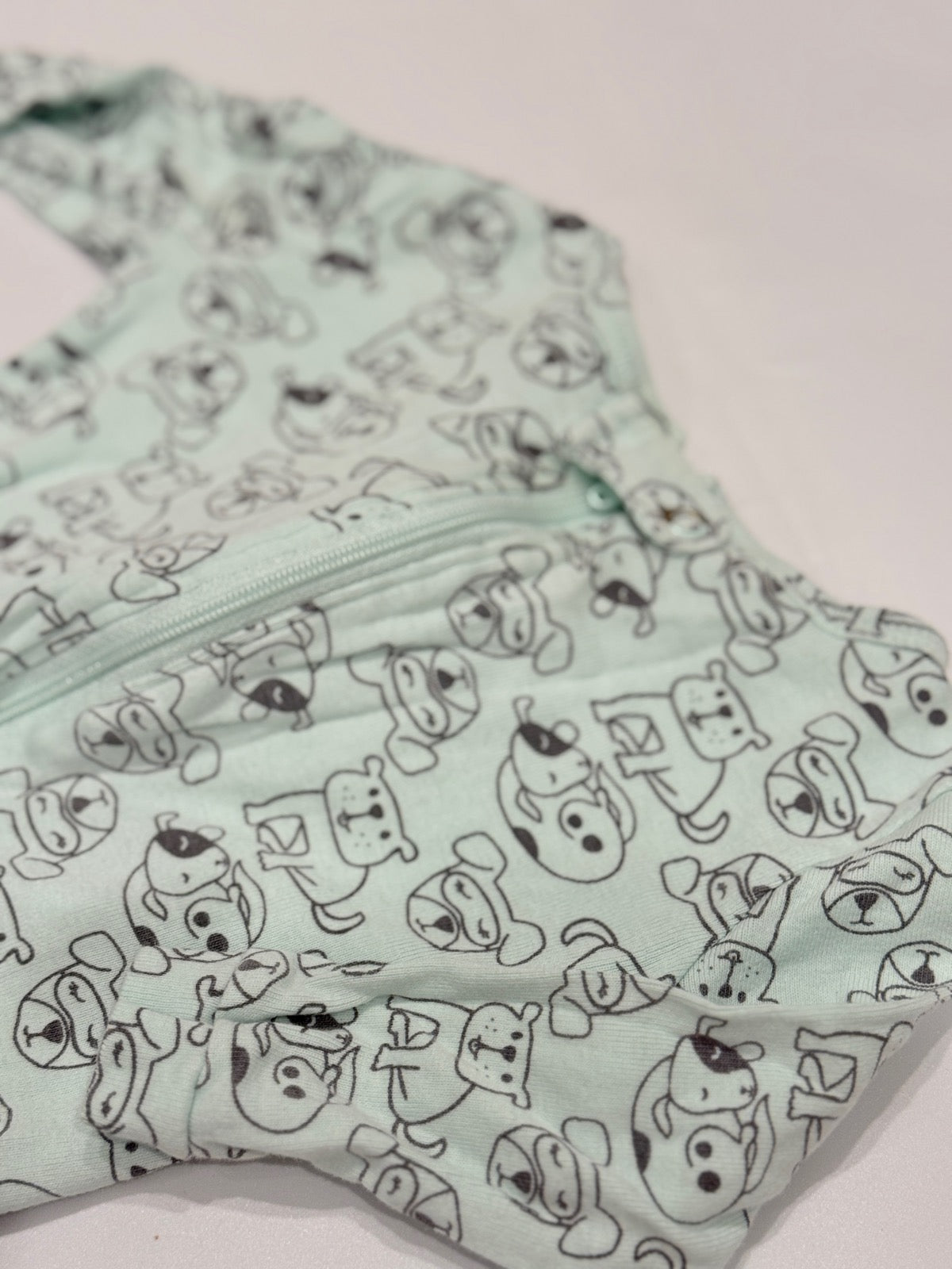 Joe Fresh Dog Print Footed Sleeper 3-6m