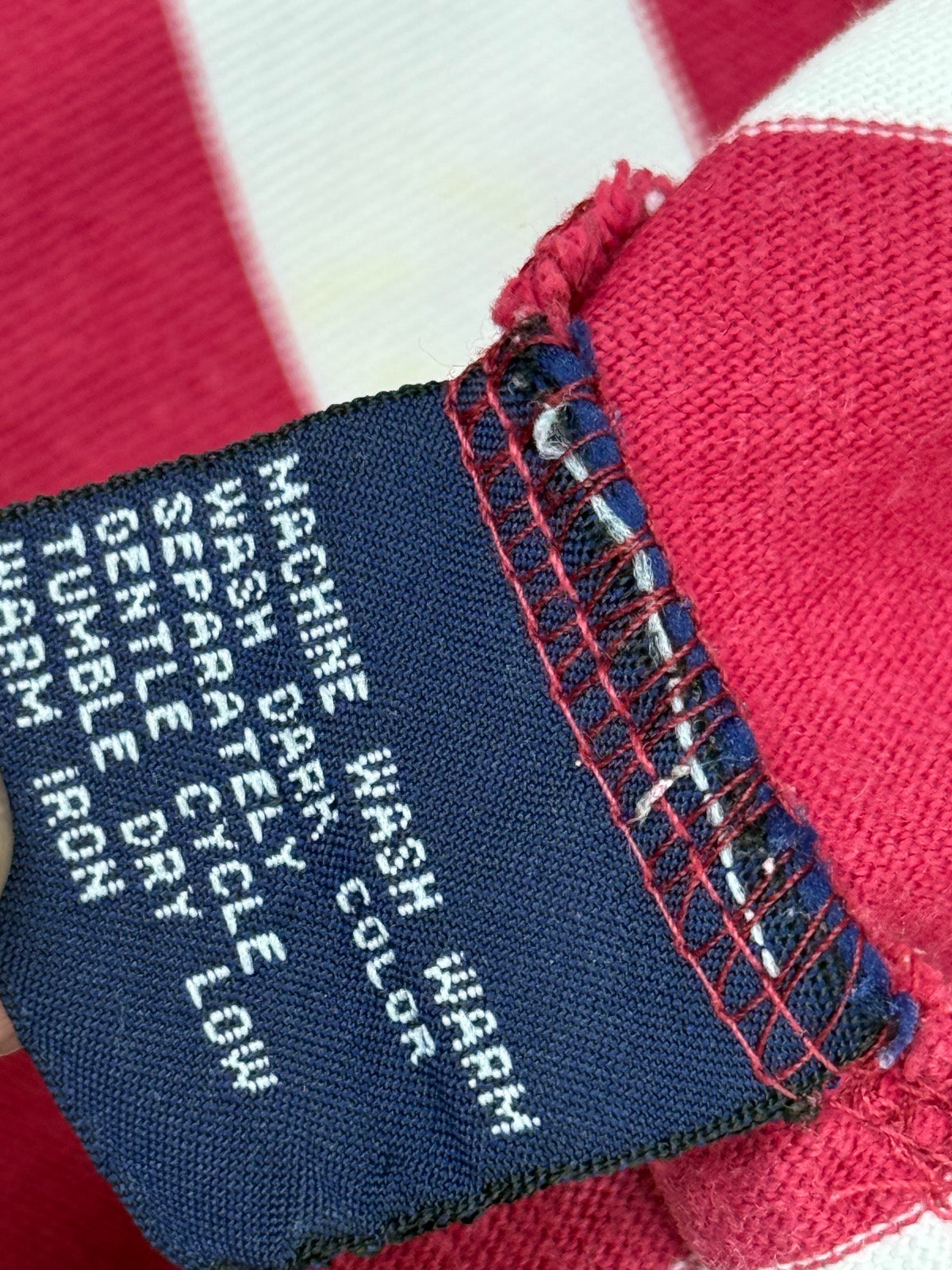 Gap Red White Stripe T-Shirt 6-8Y