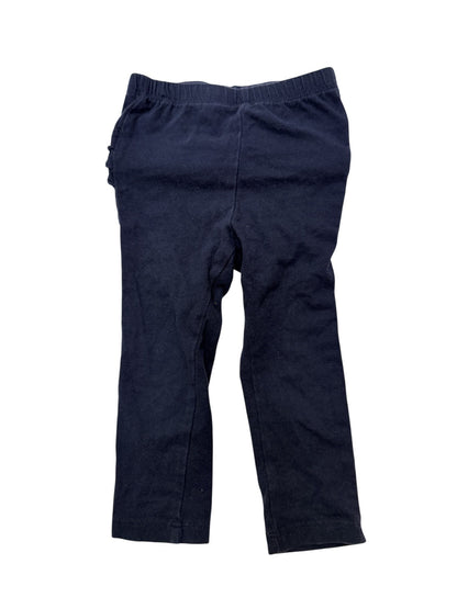 Navy Ruffle Leggings Kids