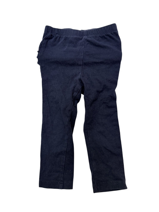 Navy Ruffle Leggings Kids
