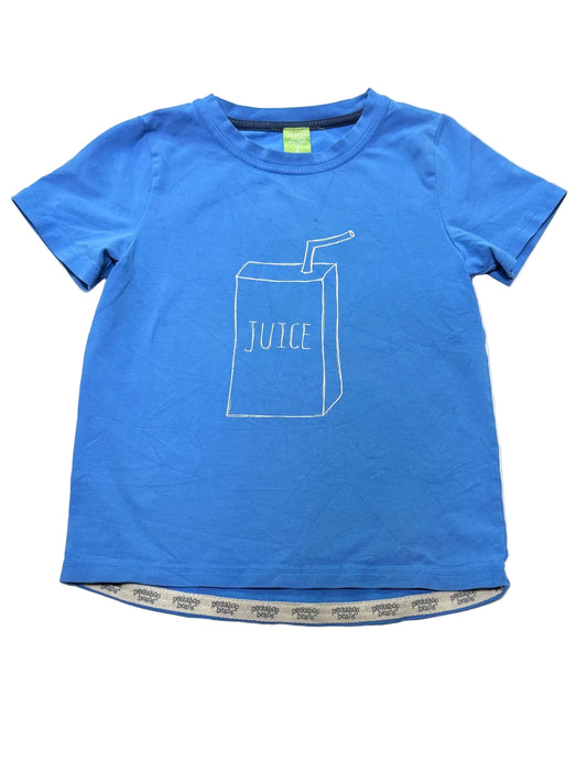 Peekaboo Beans Blue Juice T-Shirt Size 6Y
