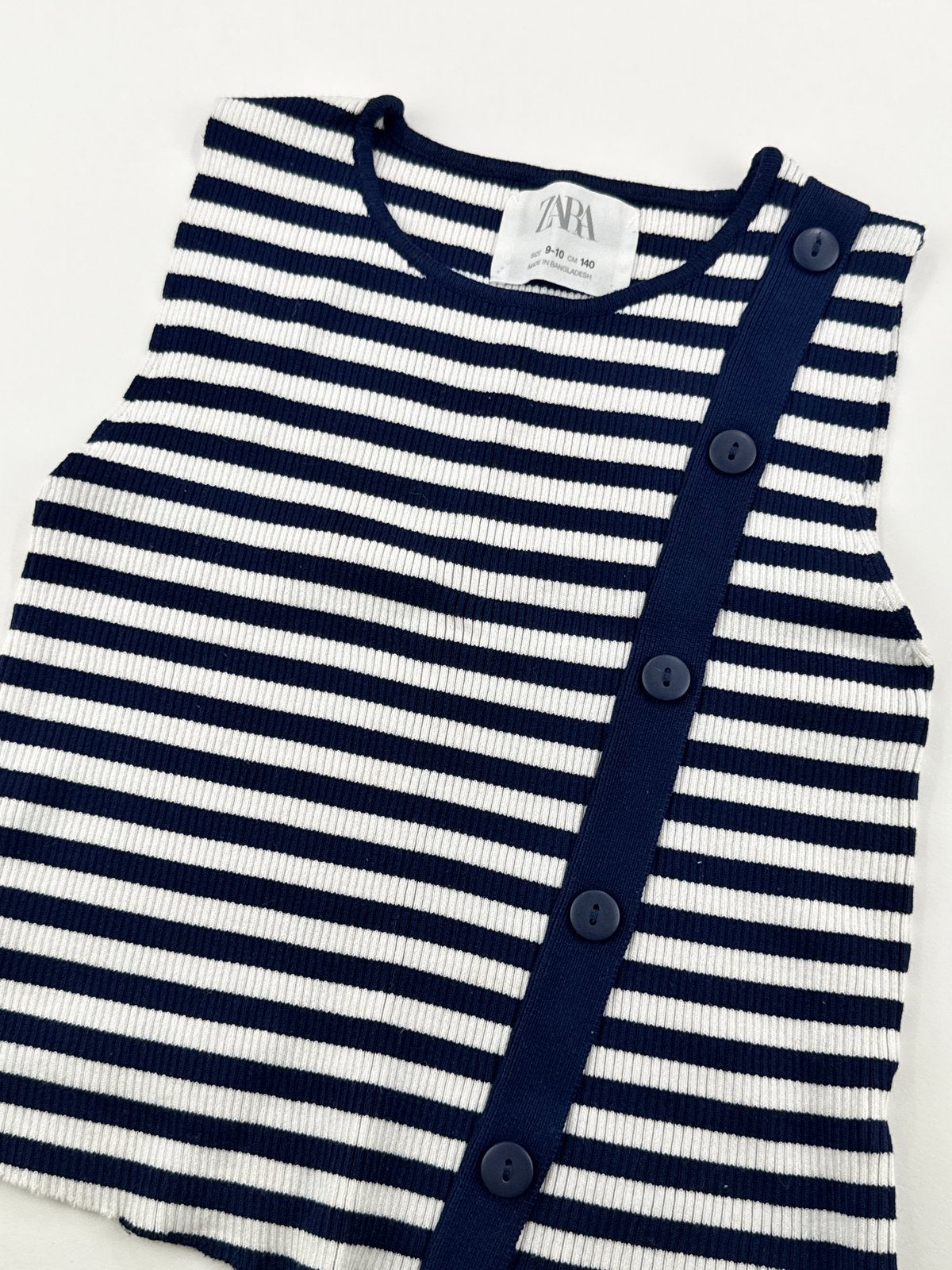 Zara Striped Ribbed Knit Tank Size 9-10