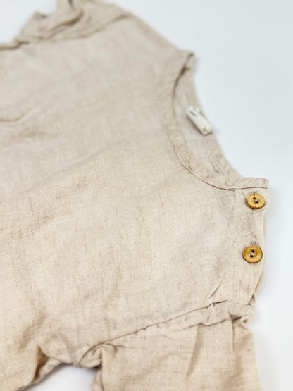 H&M Organic Linen Tee Two Pockets 2T