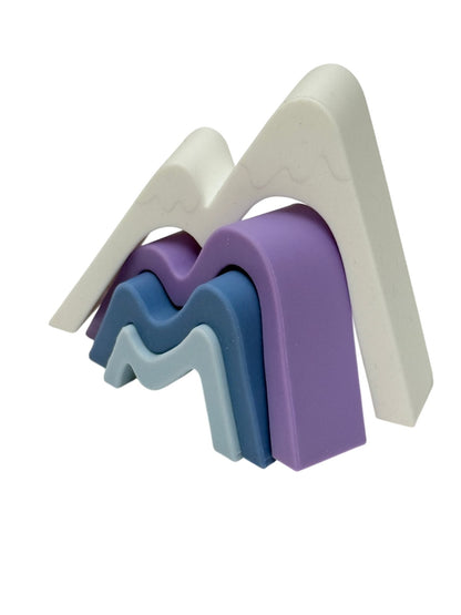 Silicone Mountain Stacking Toy Set