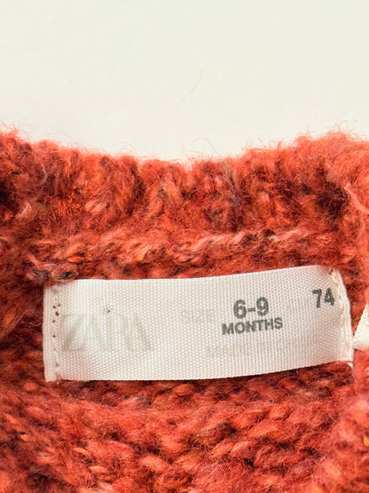 Zara Fair Isle Knit Sweater 6-9M