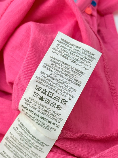 Boden Pink Ruffle Collar Tank Top 2-3Y