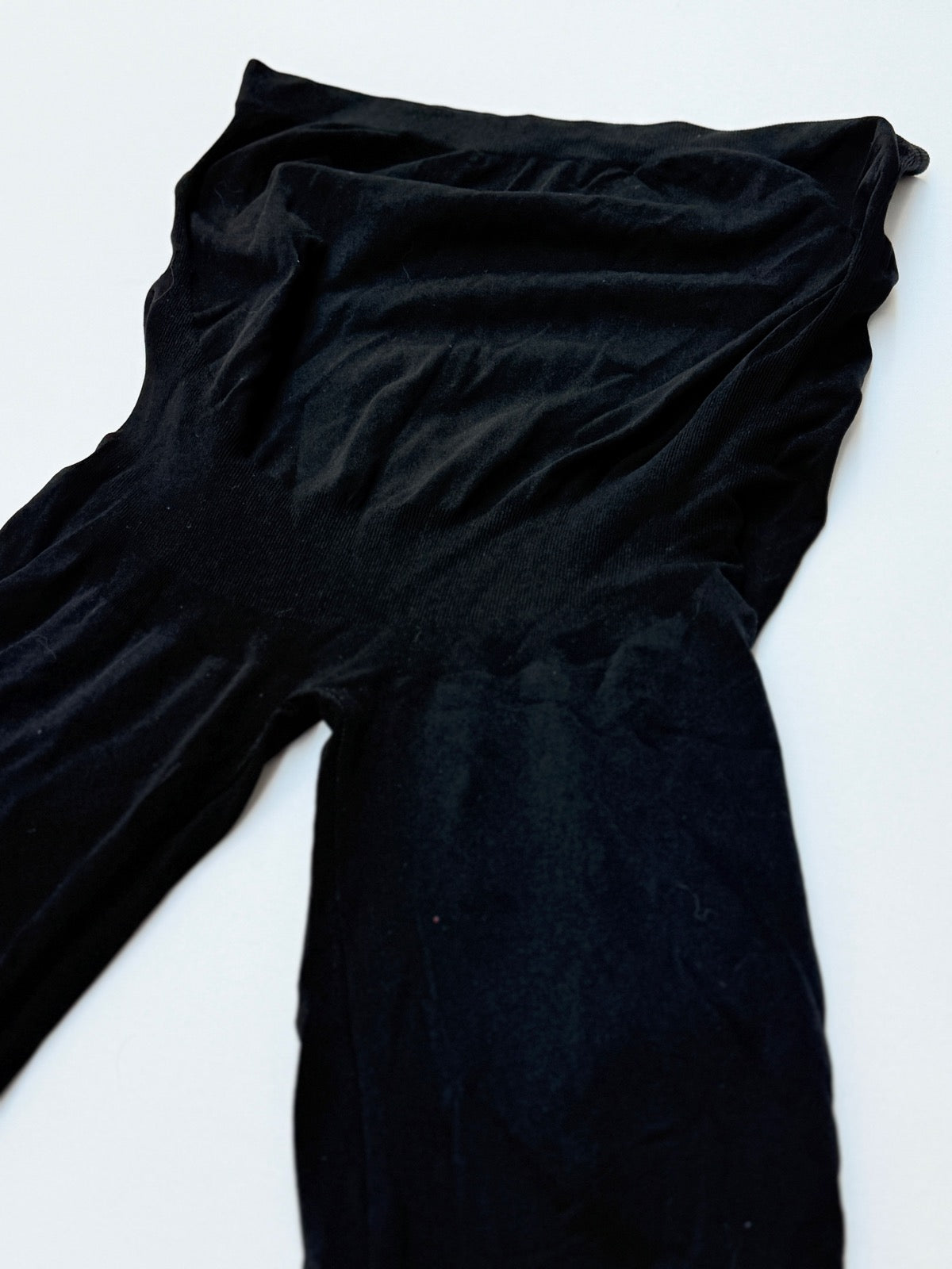 Preggo Leggings Maternity Belly Panel Leggings L/XL