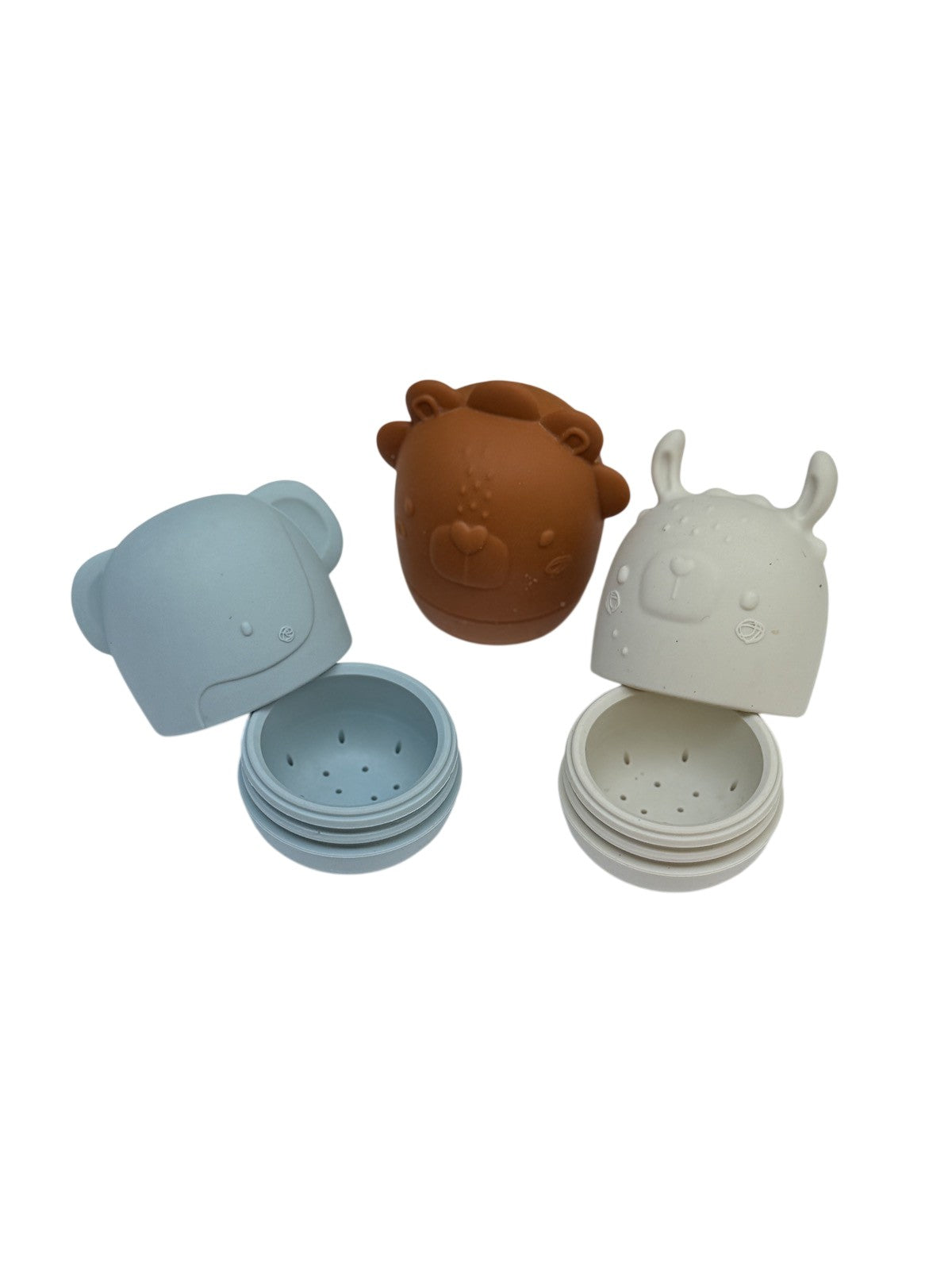 Loulou Lollipop Silicone Animal Stacking Bath Cups Toy Set
