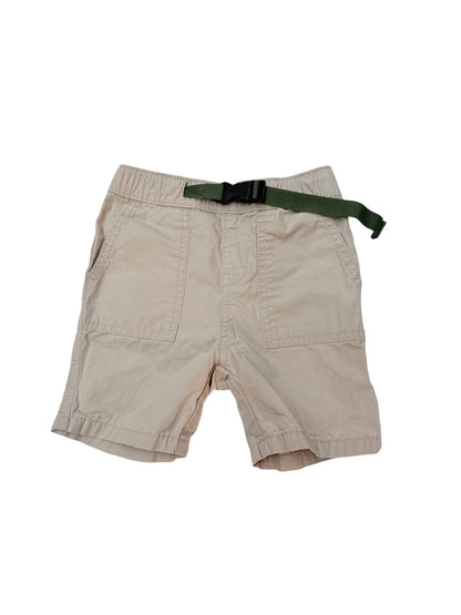 M&S Khaki Belted Cargo Shorts 4T