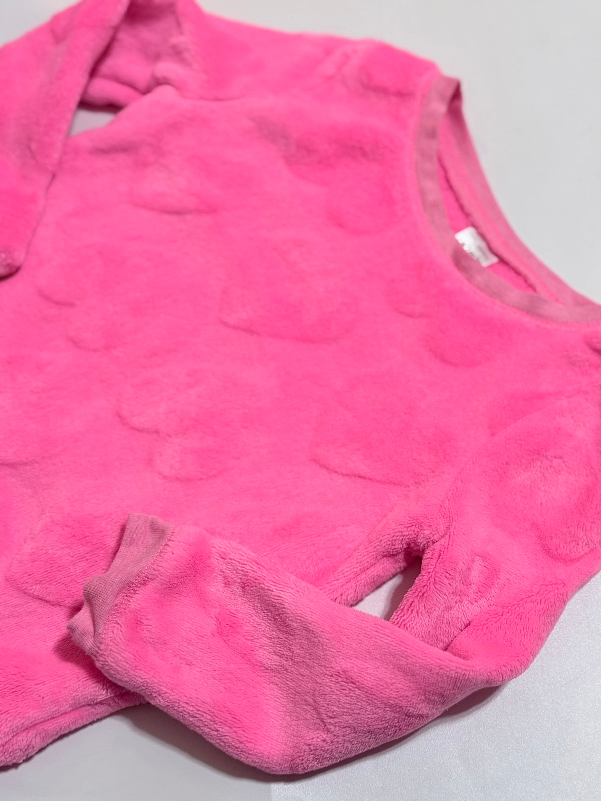 Carter's Pink Heart Fleece Sweatshirt 3T