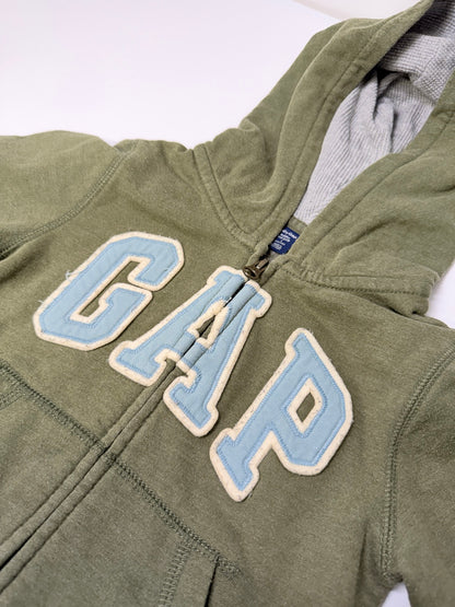 Baby Gap Olive Green Zip Hoodie 3T