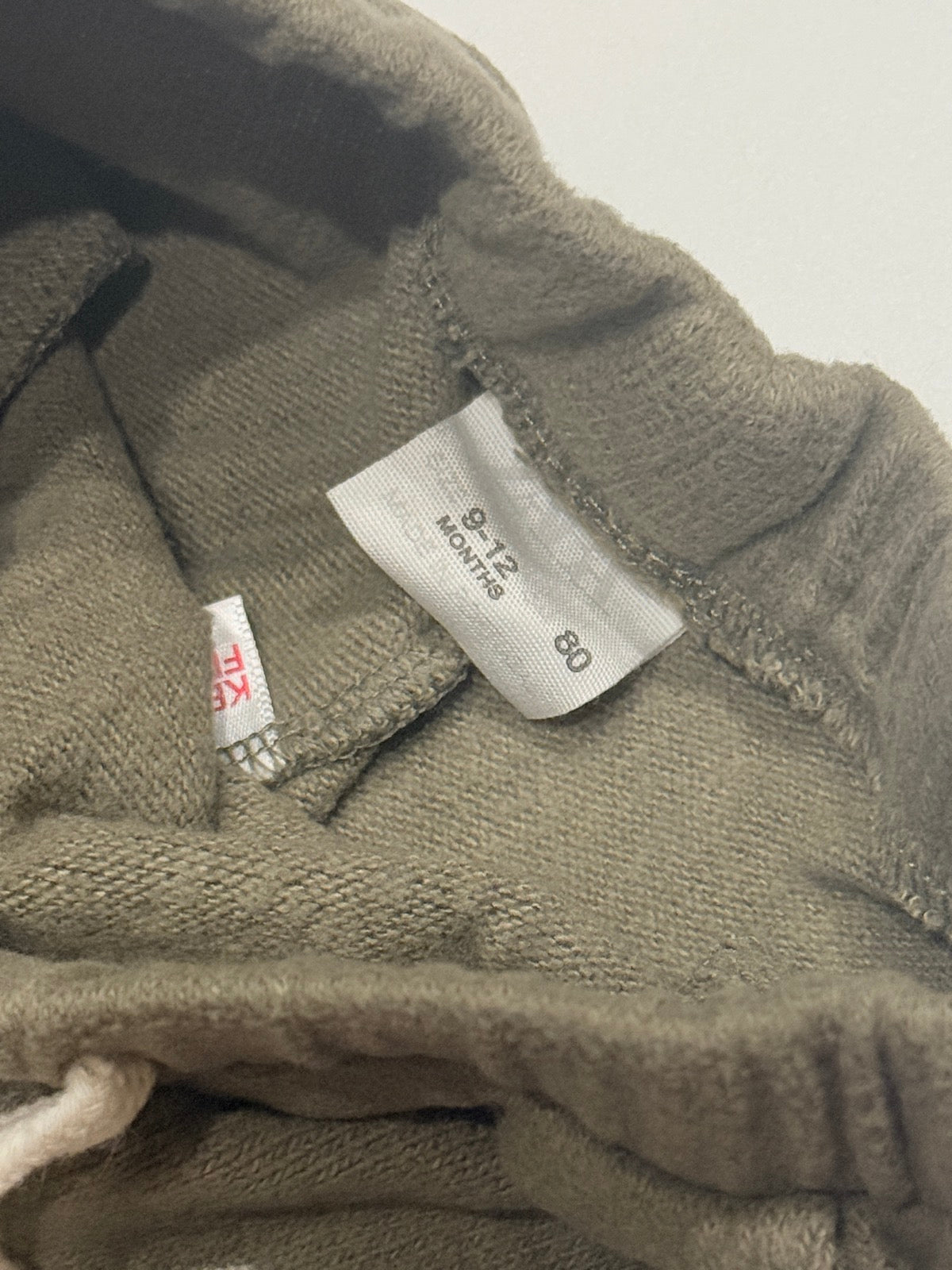 Zara Olive Green Jogger Pants 9-12m