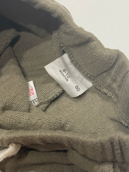 Zara Olive Green Jogger Pants 9-12m