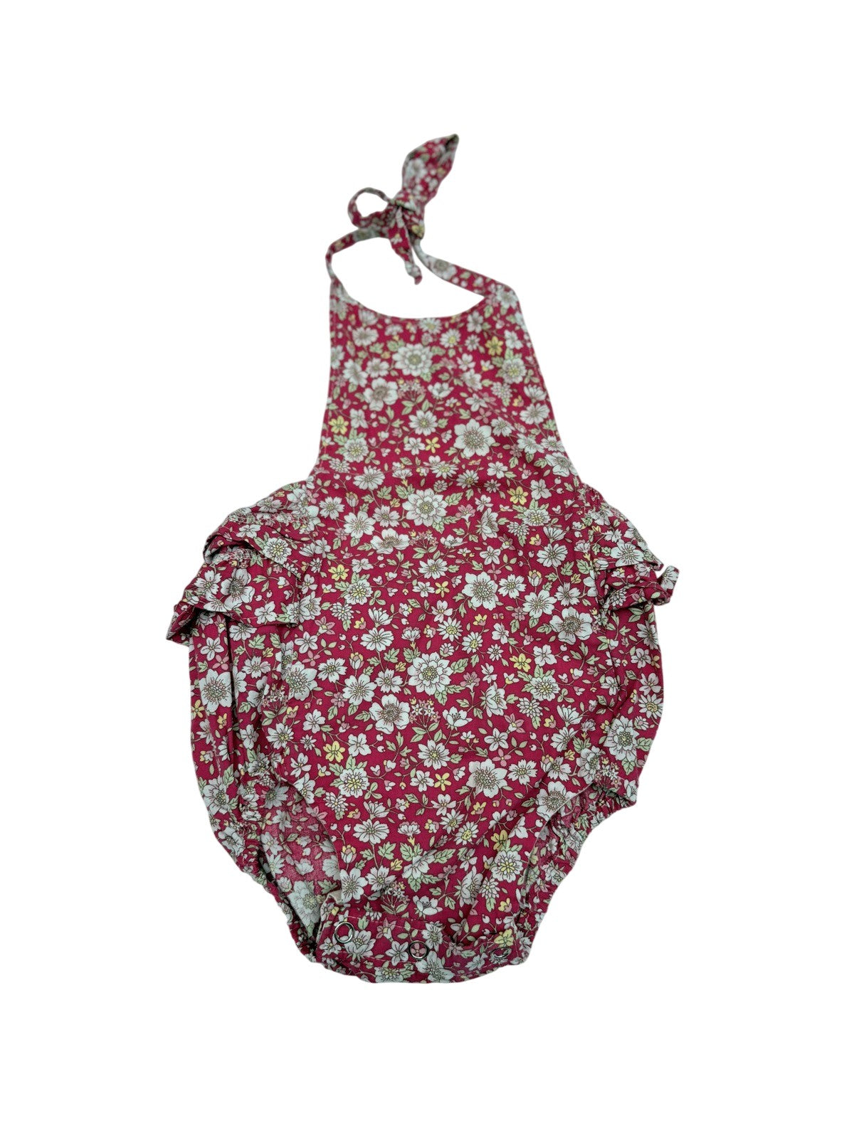 Nest + Nurture Floral Halter Romper 2T