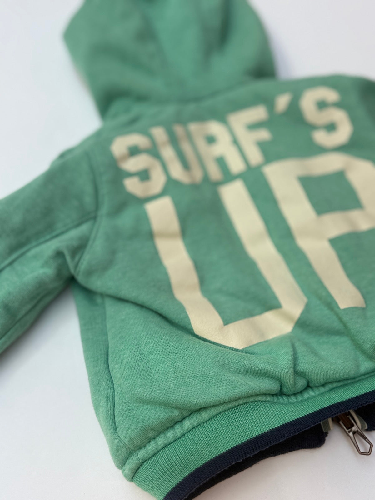 Zara Baby Boy Green Surf Hoodie 6-9m