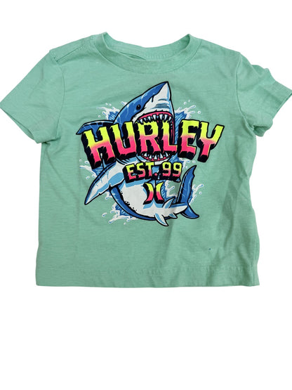 Hurley Shark Graphic T-Shirt Size 2T