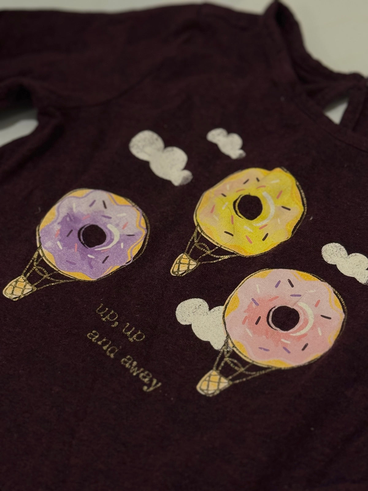George Donut Hot Air Balloon Peplum Top 4T