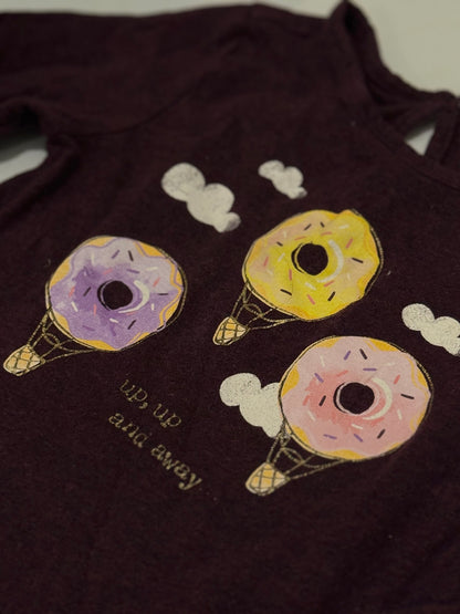 George Donut Hot Air Balloon Peplum Top 4T