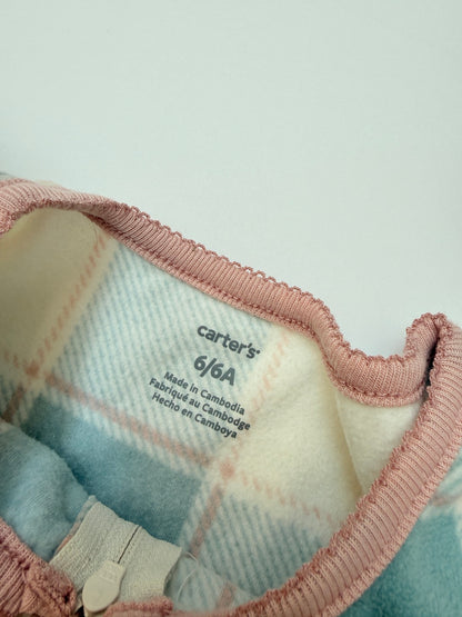 Carter's Plaid Footed Sleeper Size 6/6A