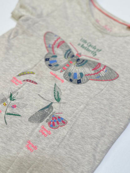 Mini Boden Butterfly Life Cycle T-Shirt 5-6y