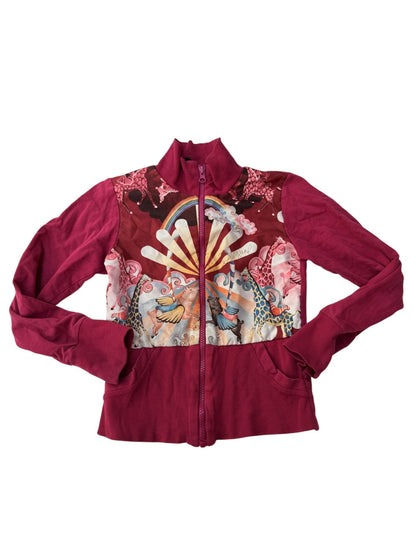 Desigual Zip-Up Bodysuit Jacket Size 7 8