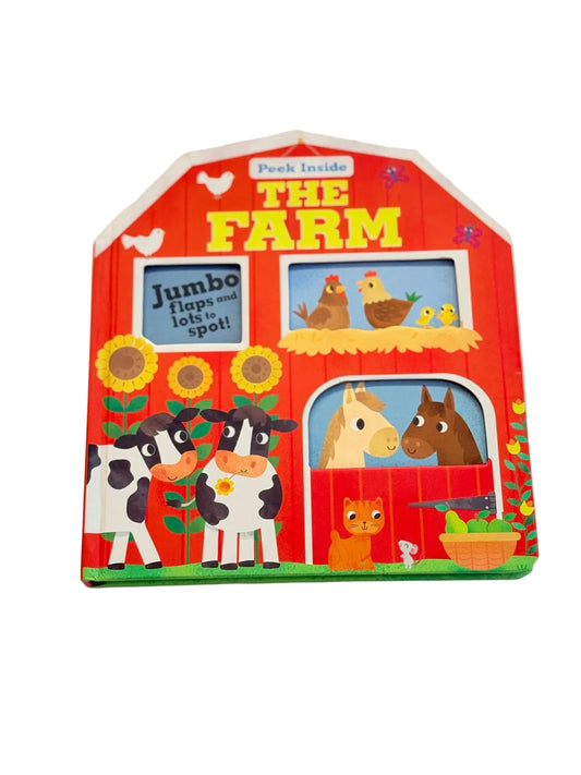 Random House Peek Inside The Farm Board Book