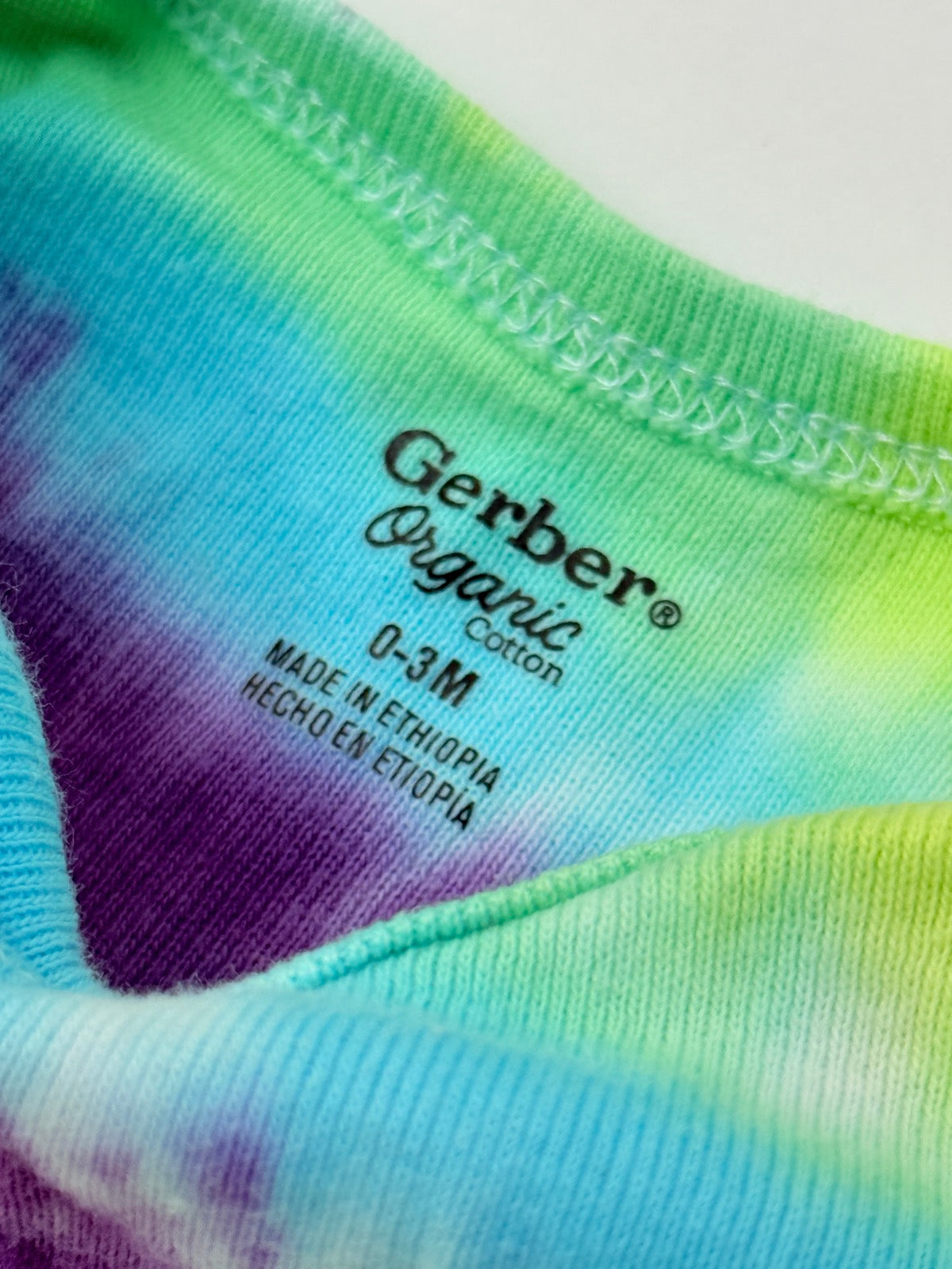 Gerber Onesies Tie-Dye Bodysuit Set 0-3M